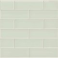 Msi Arctic Ice 4 In. X 12 In. Glossy Glass White Subway Tile, 15PK ZOR-MD-T-0135